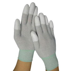 Găng tay sợi Carbon phủ PU đầu ngón (chống tĩnh điện) GT615-225